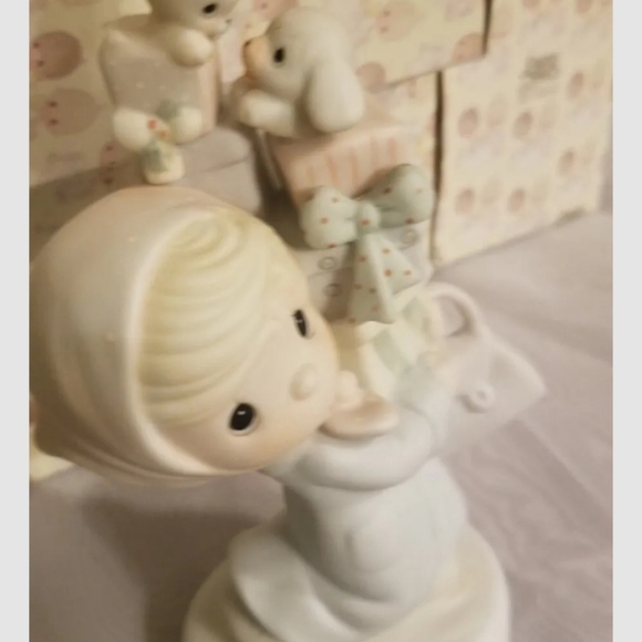 Precious Moments | Accents | Baby Arrival Bundle Of Joy Figurine ...